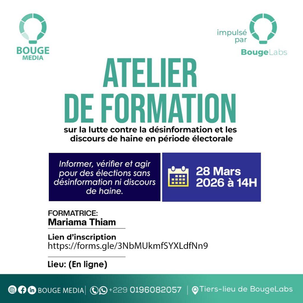 Atelier de formation sur la désinformation pendant la période électorale