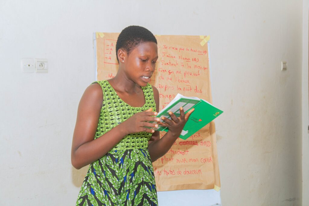 Atelier Slam au tiers-lieu de Ouidah